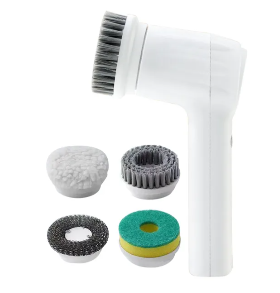 Electric Brush-Electric Cleaning Brush,Power Scrubber Cordless Power Scrubber Household Cleaning Brush for Bathroom for Wall Stove Tile Bathtub Toilet Window Kitchen